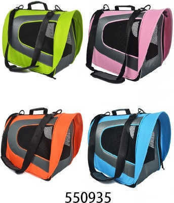 Tradesor Shoulder Bag for Dog and Cat Transport up to 6kg Blue M45xP28xH23cm