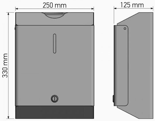 Sanco Θήκη Για Χειροπετσέτες Bronze Mat 099-M25 099-fin