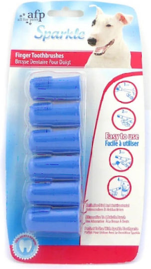 All For Paws Sparkles Finger Dog Dental Thimble for Large Breeds 6pcs