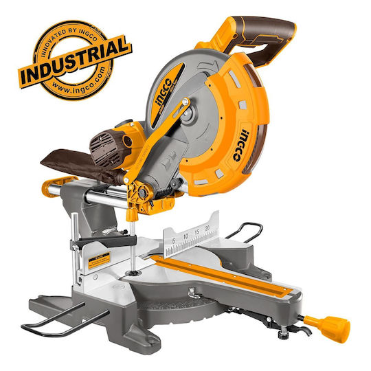 Ingco Kapp- und Gehrungssäge Elektrisch 2400W Schiebesäge Scheibendurchmesser 305mm