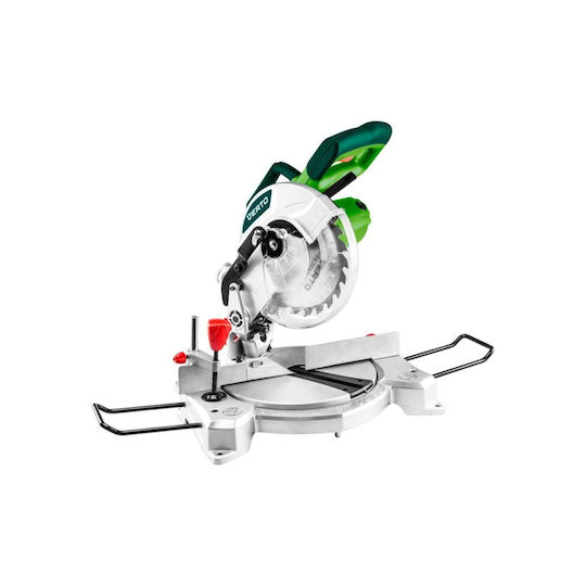 Verto Kapp- und Gehrungssäge Elektrisch 1200W mit Schnittführung Laser & Scheibendurchmesser 210mm