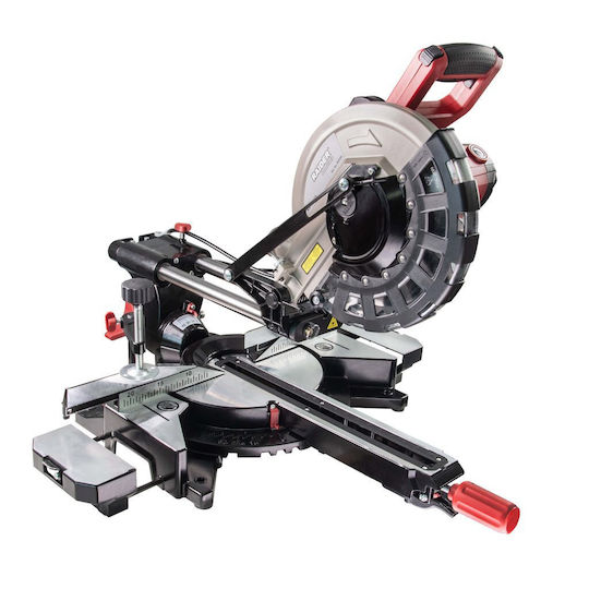 Raider RD-MS06 Miter Saw Electric Combination Sliding with Power 2100W, Laser Guide & Cutting Disc Diameter 255mm