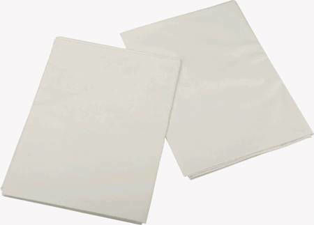 Kipper Hotel Sheet White Queen Size 220x260cm Cotton & Polyester 1pcs
