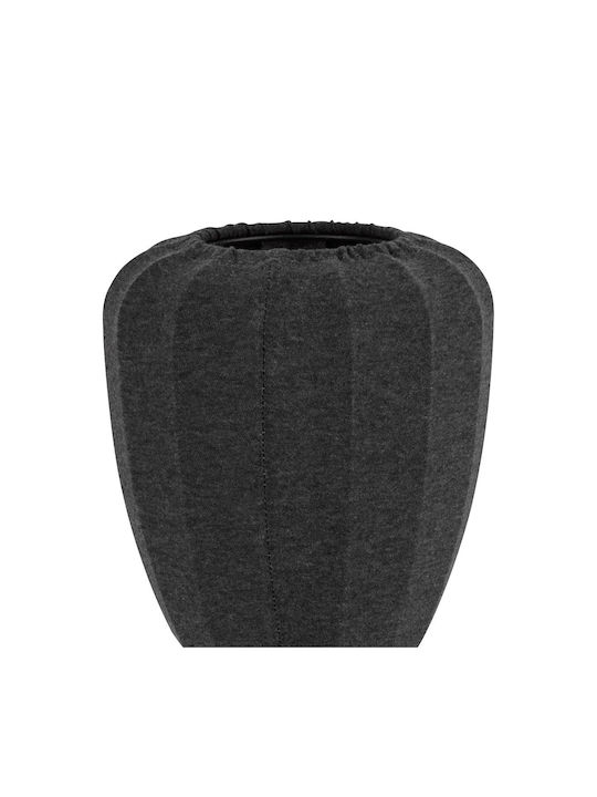 Eglo Fabric Table Lamp for Socket E27 with Gray Shade and Black Base