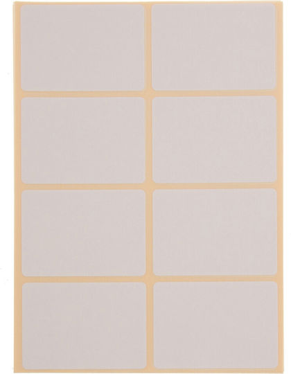 Stef Labels Small Adhesive Labels in White Color 36x50mm