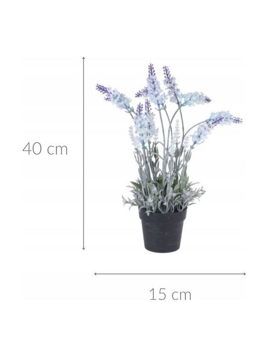 Künstlicher Lavendeltopf 40 cm
