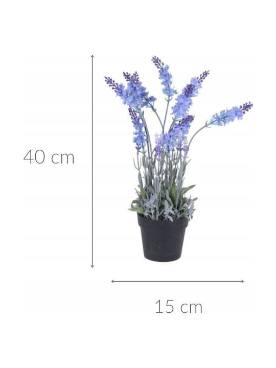Künstlicher Lavendeltopf 40 cm