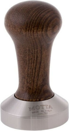 Motta 8110 Tamper with Flat Surface 52mm Brown