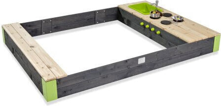 Exit Toys Sandkasten 200x140cm. Beige
