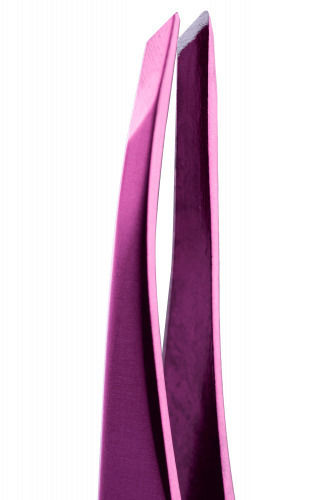 Zola Professional Beveled Tweezers Eyebrows Light Pink