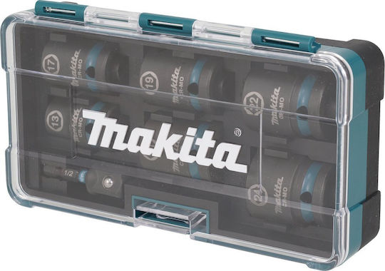 Makita Impact Socket Set 1/2" 7pcs 13-24mm