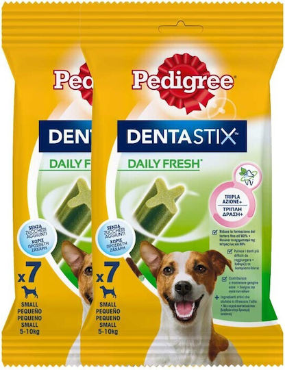 Pedigree Dentastix Fresh Bay Leaf Mint Dog Dental Stick for Small Breeds 110gr 7pcs