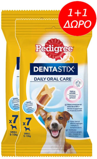 Pedigree Dentastix Daily Oral Λιχουδιά για Σκύλους κατά της Πέτρας & Πλάκας 110gr 7τμχ