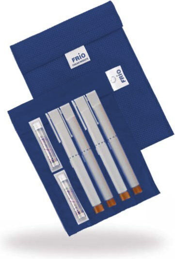Frio Medizinische Tasche für Diabetikertaschen Große Geldbörse in Blau