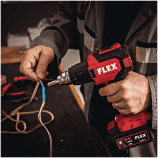 Flex 531493 Πιστόλι Θερμού Αέρα 18V Solo με Ρύθμιση Θερμοκρασίας εως και 300°C