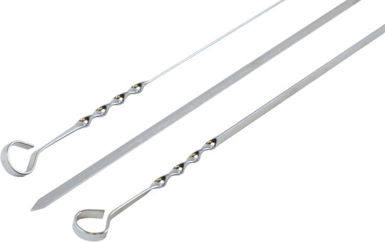 Homely Edelstahl Spitzen zum Grillen 44cm 6 Stück