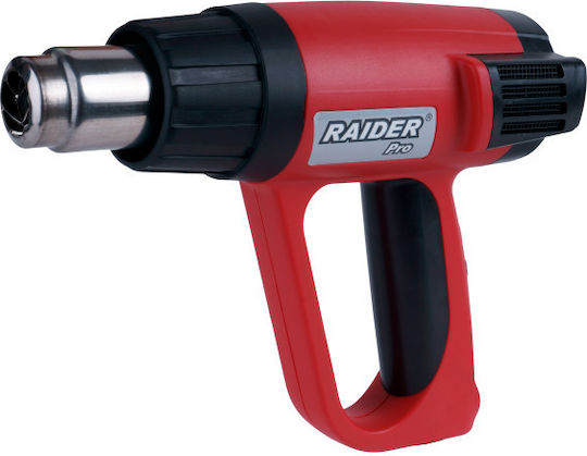 Raider RDP-HG16 Πιστόλι Θερμού Αέρα 2000W με Ρύθμιση Θερμοκρασίας εως και 630°C