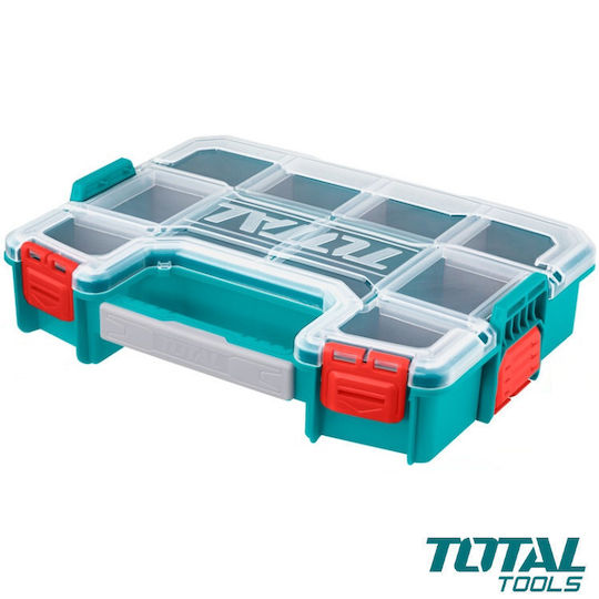 Total Tool Compartment Organiser with Removable Box Blue 30.5x23x6.5cm
