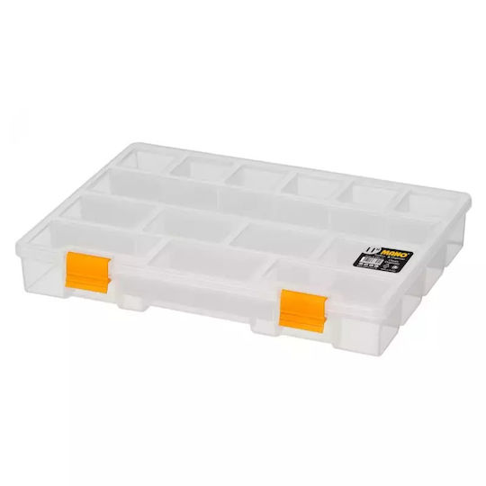 Mano Classic Tool Compartment Organiser Transparent 27.6x20.3x4.2cm