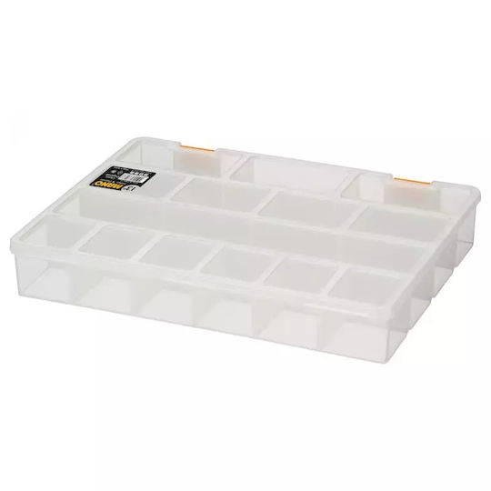 Mano Classic Tool Compartment Organiser Transparent 32.4x14.7x5.1cm