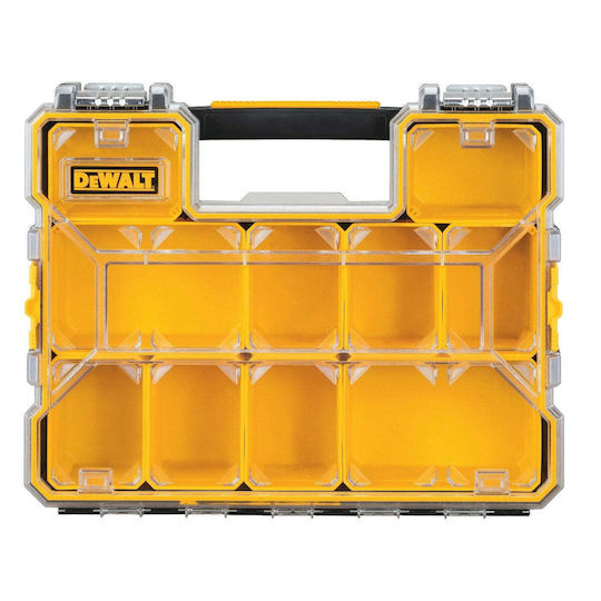 Dewalt Tool Compartment Organisers 10 Slot with Removable Box Yellow 2pcs