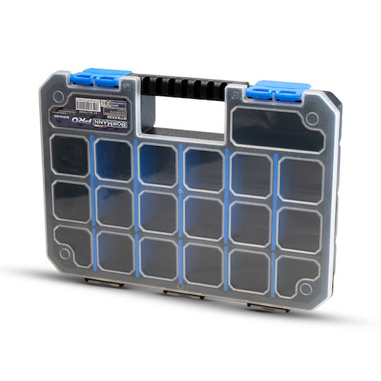 Bormann BTB3332 Tool Compartment Organiser 14 Slot Adjustable Blue 27x20x5cm