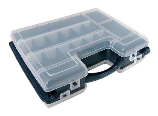 Tipa box organizer Ταμπακιέρα Εργαλείων 22 Θέσεων με Ρυθμιζόμενα Χωρίσματα Μπλε 29.5x22x7.6εκ.