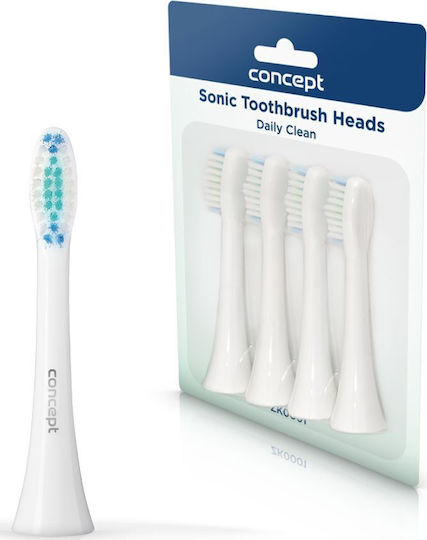 Concept Perfect Smile Daily Clean ZK0001 Ersatzköpfe für 4 Stück