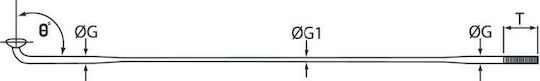 Cn Spoke Spokes Db474 2.0-1.5-2.0 Stainless Steel 274mm Black 36pcs