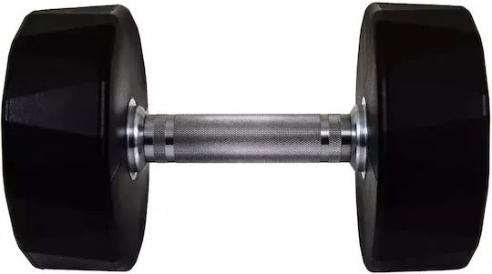 AMILA Polygon Series Decagon Rubber Dumbbell 1 x 17.5kg