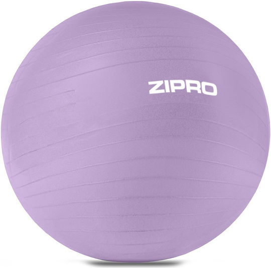 Zipro Μπάλα Pilates 65cm , 1.11kg σε Μωβ Χρώμα