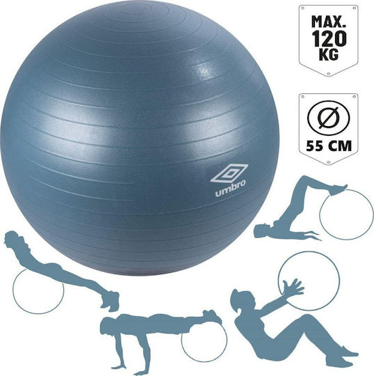 Umbro Μπάλα Pilates 55cm σε Μπλε Χρώμα