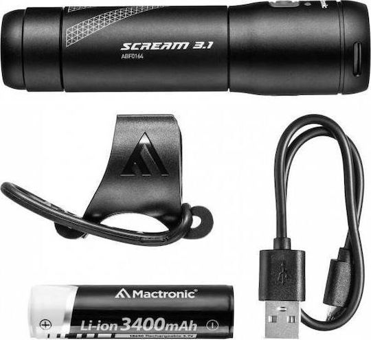 Mactronic ABF0164 Rechargeable Front Bicycle Light