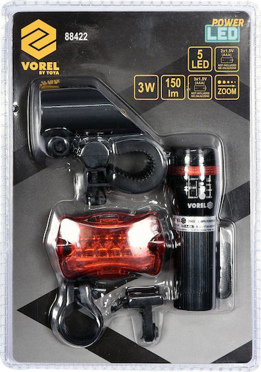 Vorel 88422 Rechargeable Front Bicycle Light