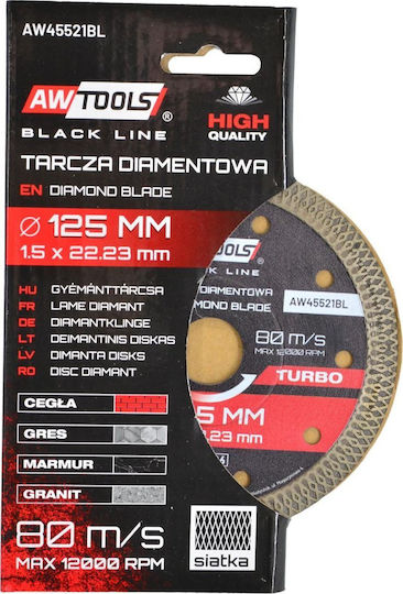 AWTools Δίσκος Κοπής 125mm