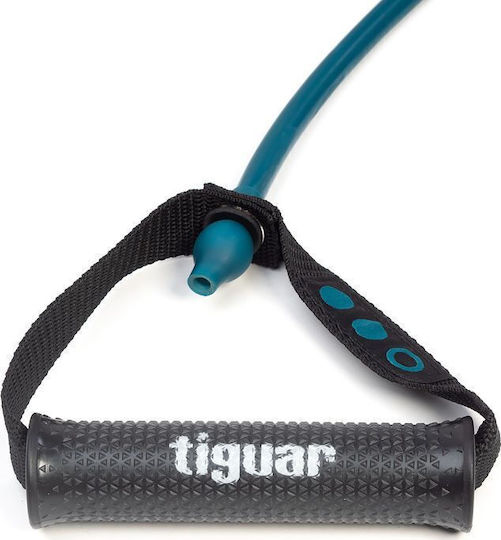 Tiguar Double Marine Resistance Band Gymtube Moderate with Handles Blue 2.15m