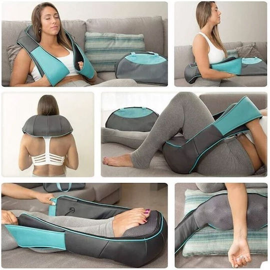 Massage Device Shiatsu for the Body with Infrared Heat