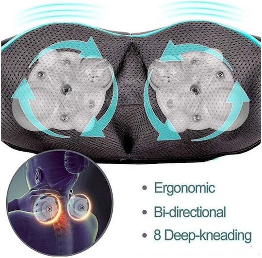 Massage Device Shiatsu for the Body with Infrared Heat