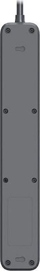 Tracer Power Strip with Surge Protection 5 Positions with Cable 3m Gray