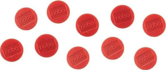 Магнит за дъска Nobo Nobo 1915314 червен 38 мм 20 мм 38 мм 190 мм