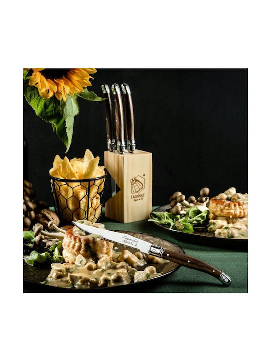 Laguiole Tradition Steak Knives Made Of Stainless Steel 6 Pieces