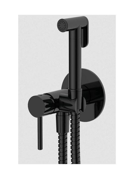Omnires Built-in Mixer & Shower Head Set for Shower Black