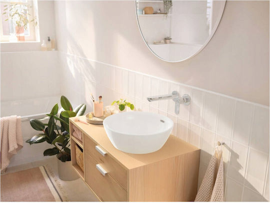Hansgrohe Set Mixer & Gură Îngropată pentru Lavabo Argintiu