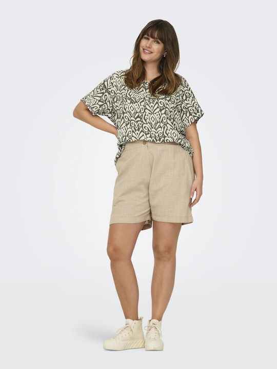 Women's Blouse Short Sleeve Olive