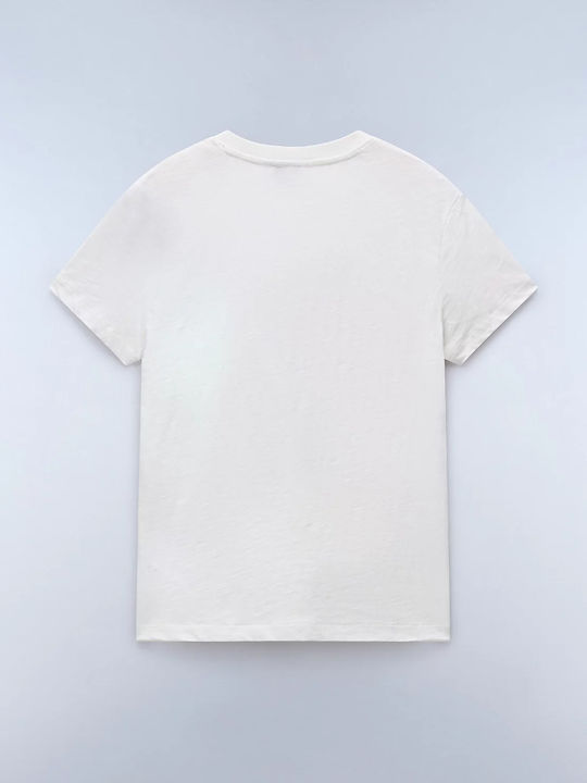 Fete Women's Blouse Cotton White Heron