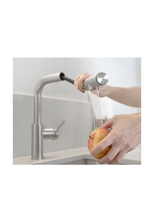 KFA Μπαταρία Κουζίνας Πάγκου με Ντουζ Inox