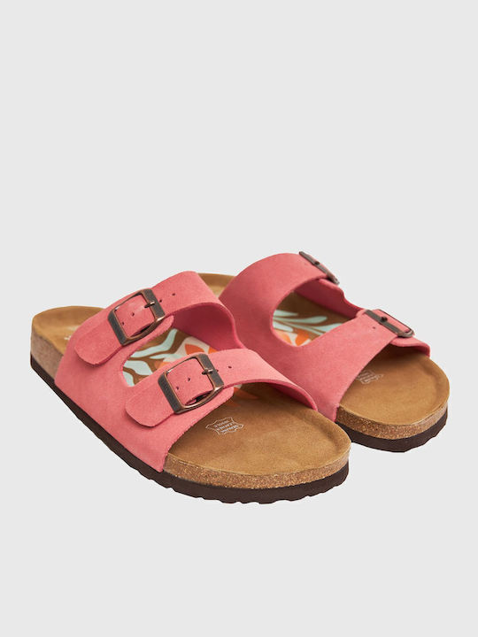 Women's Flat Sandals in Pink Color