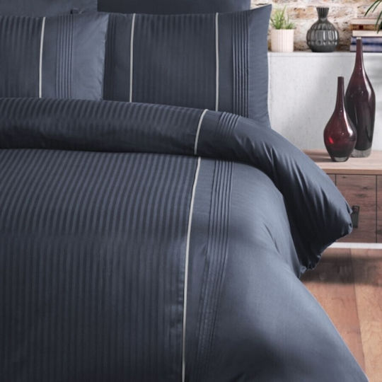 First Choice Set Huse Pentru Pilote Dublu 200x220cm Elegant Albastru