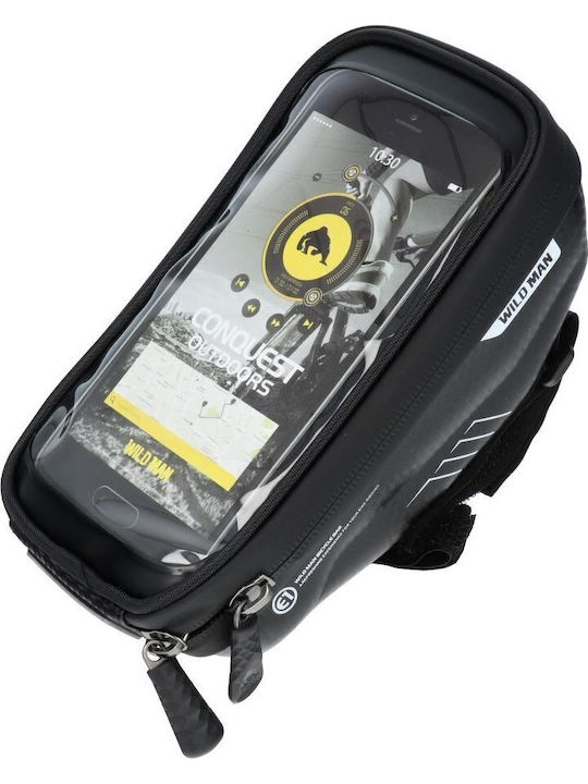 Wildman E1 Bicycle Handlebar Bag 1L 4 "-7" Black
