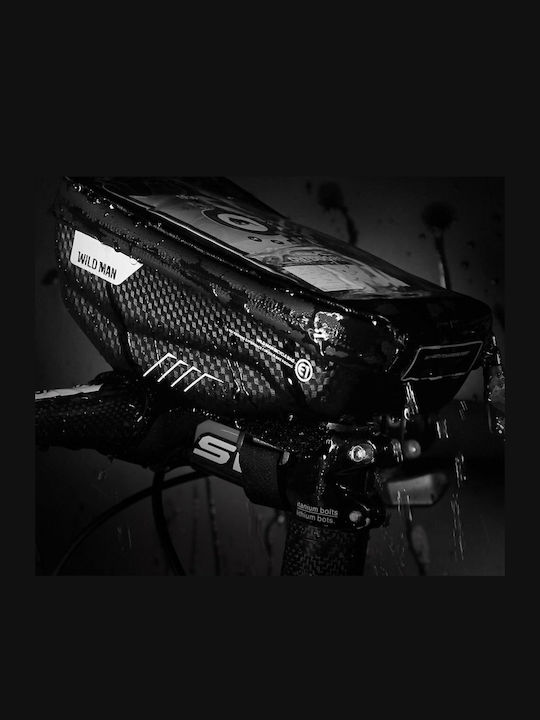 Wildman E1 Bicycle Handlebar Bag 1L 4 "-7" Black